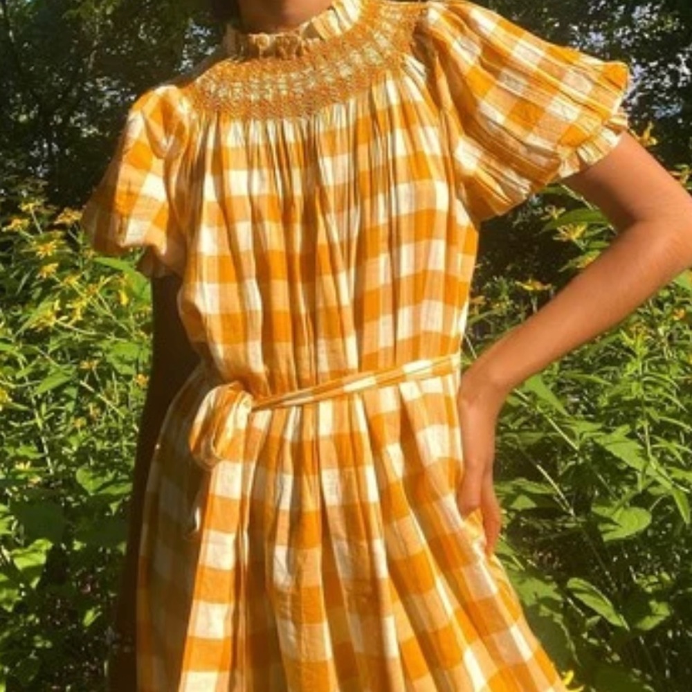 Doen Whisper Dress Sunflower Small